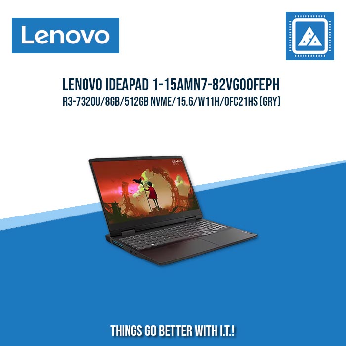 LENOVO IDEAPAD 1-15AMN7-82VG00FEPH R3-7320U/8GB/512GB NVME | BEST FOR STUDENTS LAPTOP LENOVO IDEAPAD 1-15AMN7-82VG00FEPH R3-7320U/8GB/512GB NVME | BEST FOR STUDENTS LAPTOP